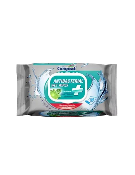 SERVETELE UMEDE ANTIBACTERIENE 100BUC ULTRA COMPACT