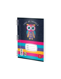 CAIET A5 80 FILE CU SPIRALA MATEMATICA