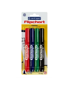 FLIPCHART MARKER 4BUC/SET 2.5MM