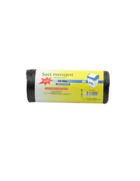 SACI PLASTIC 35L 50BUC/ROLA