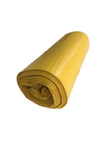 SACI PLASTIC 60L MAXI LDPE 15BUC/ROLA GALBEN