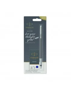 Stilou Vector negru + set 5 cartuse albastre