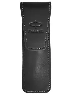 Etui Economic Black- cu cusatura alba