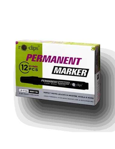 PERMANENT MARKER ALBASTRU RO-CLIPS