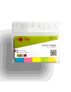 STICKY INDEX RO-CLIPS 15X50 NEON 5 CULX40 FILE RO-SIN5155040