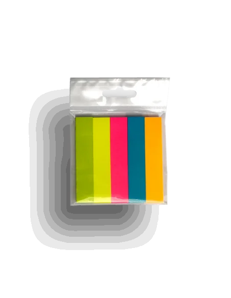 STICKY INDEX RO-CLIPS 15X75 NEON 5 CULORI X 40 FILE RO-SIN5C