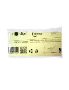STICKY NOTES RO-CLIPS GBN 38X51MM 100 FILE 3BUC/SET RO-SNP38