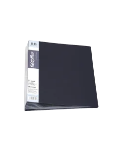 DOSAR PLASTIC 80 FILE NEGRU FO-DB04 FLEXOFFICE