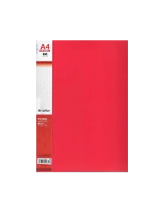 DOSAR PLASTIC 80 FILE ROSU FO-DB04 FLEXOFFICE