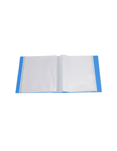 DOSAR PLASTIC 60 FILE ALBASTRU FO-DB03 FLEXOFFICE