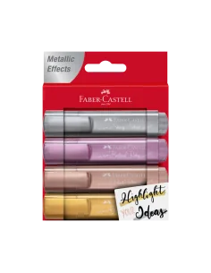 TEXTMARKER SET 4 METALIZAT FABER CASTELL