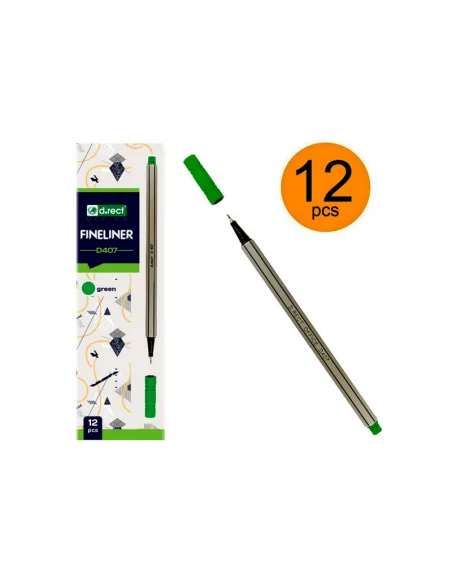 FINELINER D407 VERDE
