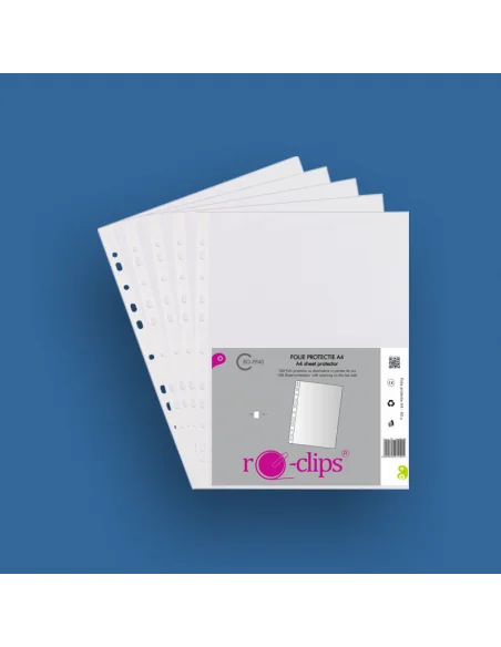 FOLIE PROTECTIE A4 40 MICR RO-CLIPS RO-FP40
