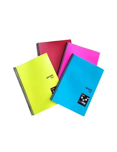 CAIET A5 80 FILE CU SPIRALA DICTANDO COPERTA PVC