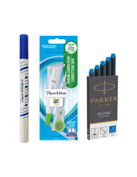 SET PATRON PARKER QUINK BLUE 5BUC/SET BANDA CORECTOARE