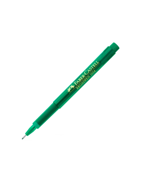 LINER 0.8MM VERDE BROADPEN 1554 FABER-CASTELL