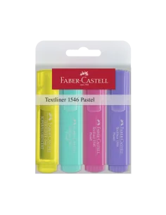 TEXTMARKER SET 4 SUPERFLUORESCENT 1546 FABER CASTELL