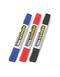 PERMANENT MARKER TWIN NEGRU FO-PM09 FLEXOFFICE