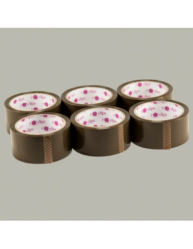 BANDA ADEZIVA RO-CLIPS PLUS 48MMX66 MARO