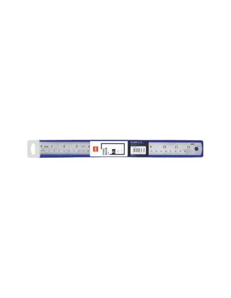 RIGLA METAL 30CM DELI