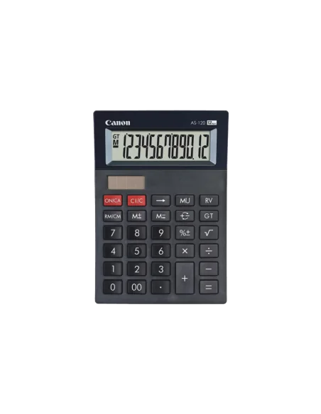 CALCULATOR 12 DIG CANON AS120 II DBL