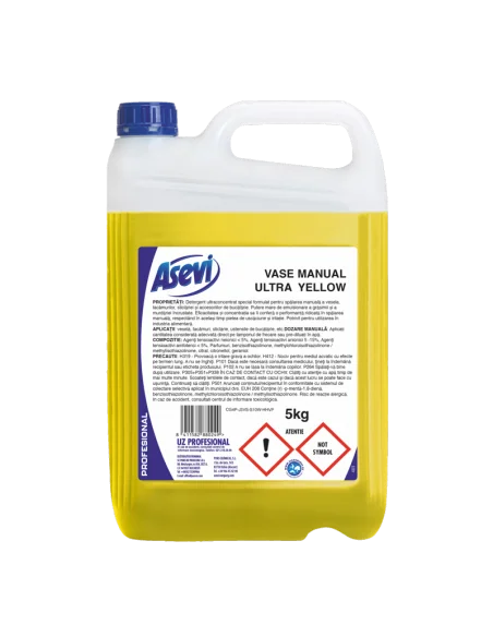 ASEVI PROFESIONAL VASE MAN ULTRA YELLOW 5L