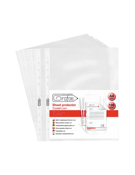 FOLIE PROTECTIE A4 CRISTAL 60 MICR RO-CLIPS RO-FPC60