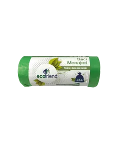 SACI PLASTIC 35L MAXI LDPE 15BUC/ROLA VERZI