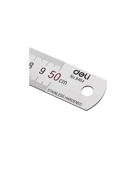 RIGLA METAL 50CM DELI
