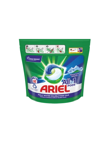 DETERGENT ARIEL 65 CAPSULE