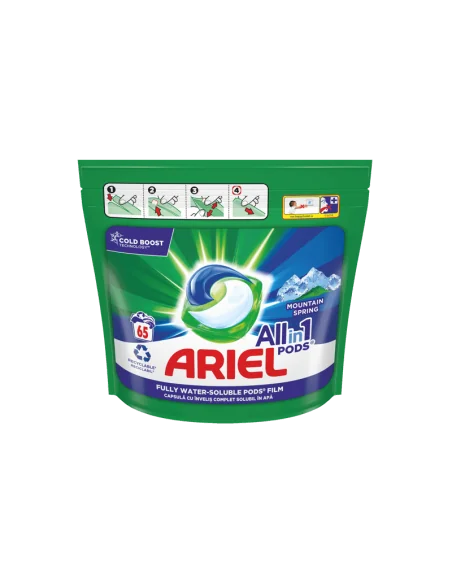 DETERGENT ARIEL 65 CAPSULE