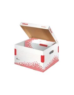 CONTAINER ARHIVARE 367X263X325MM CAPAC INTEGRAT ALB