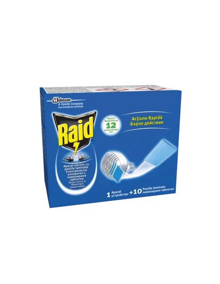 APARAT ELECTRIC TANTARI CU PASTILE RAID