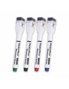 WHITEBOARD MARKER ROSU CU CAP STERGERE FO-WB09 FLEXOFFICE