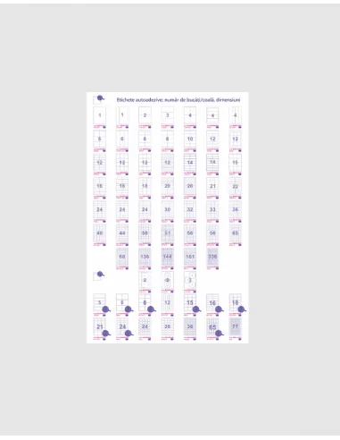 ETICHETE 18/A4 RO-CLIPS 70X46MM 100COLI/TOP...