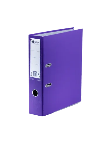 BIBLIORAFT PLASTIFIAT 75MM PURPLE RO-CLIPS