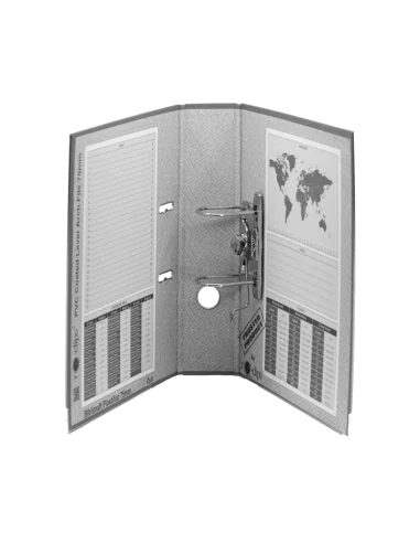 BIBLIORAFT PLASTIFIAT 55MM RED RO-CLIPS