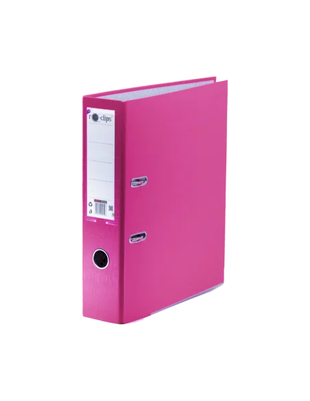 BIBLIORAFT PLASTIFIAT 75MM FUCHSIA RO-CLIPS