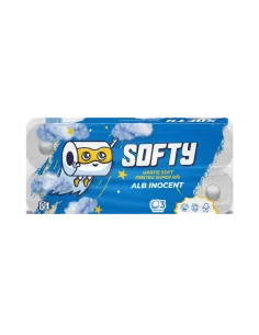 HARTIE IG 10 ROLE 3 STRATURI SOFTY ALBA 120PORTII 12M 2