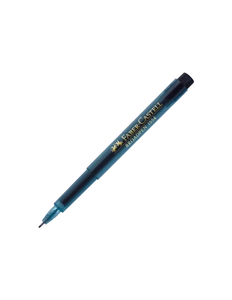 LINER 0.8MM NEGRU BROADPEN 1554 FABER-CASTELL