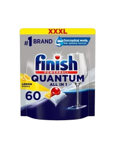 DETERGENT MASINA VASE FINISH QUANTUM LEMON 60BUC/SET
