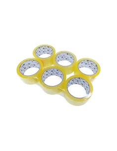 BANDA ADEZIVA RO-CLIPS PLUS 48MMX66 TRANSPARENTA 6BUC/SET