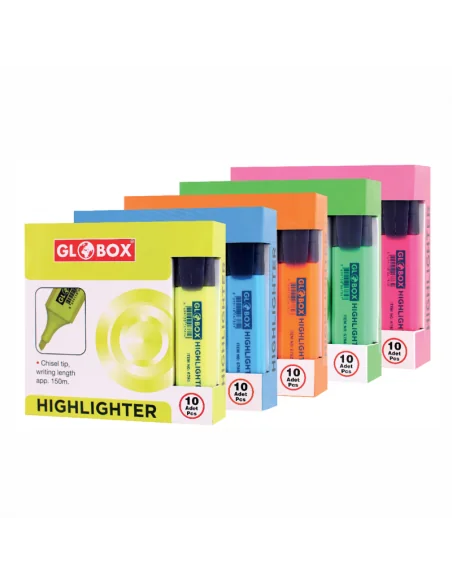 TEXTMARKER GLOBOX VARF TESIT GALBEN