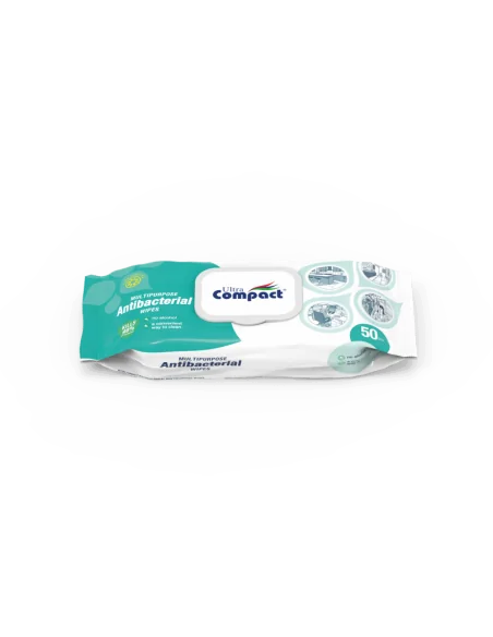 SERVETELE UMEDE ANTIBACTERIENE MULTISUPRAFETE 50BUC 22X23CM