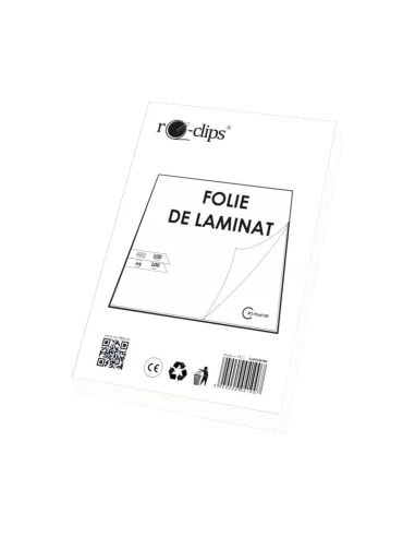 FOLIE LAMINAT A4 100 MICRONI RO-CLIPS RO-FL100A4