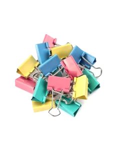 CLIPS 41MM COLOR 24BUC/SET