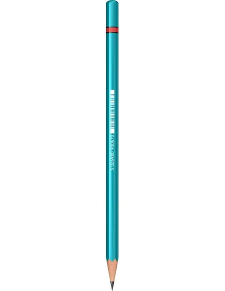 Metallic Creion lemn HB 4 culori carcasa: Blue, Green, Pink, Violet