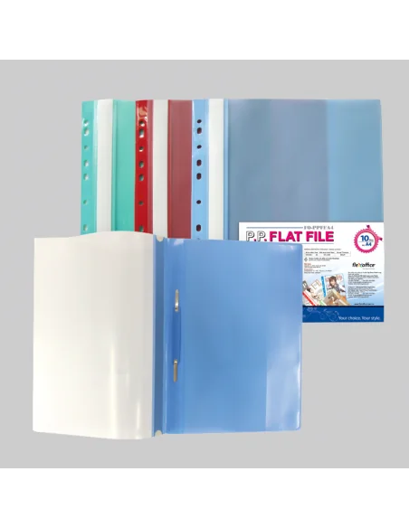 DOSAR PLASTIC MULTIPERFORATII 10BUC/SET PORTOCALIU FO-PPFFA4