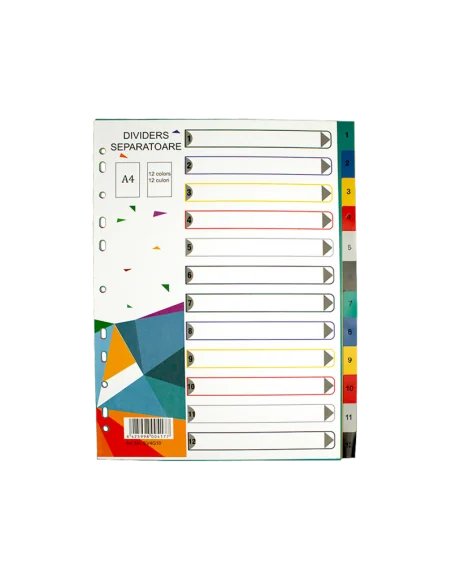INDEX 12 CUL/SET PLASTIC