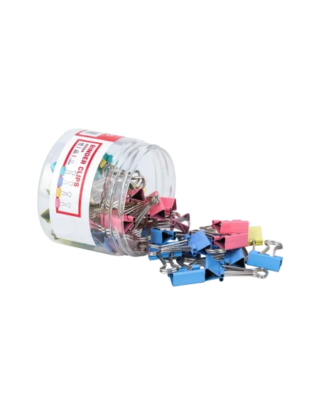 CLIPS 25MM COLOR 48BUC/SET